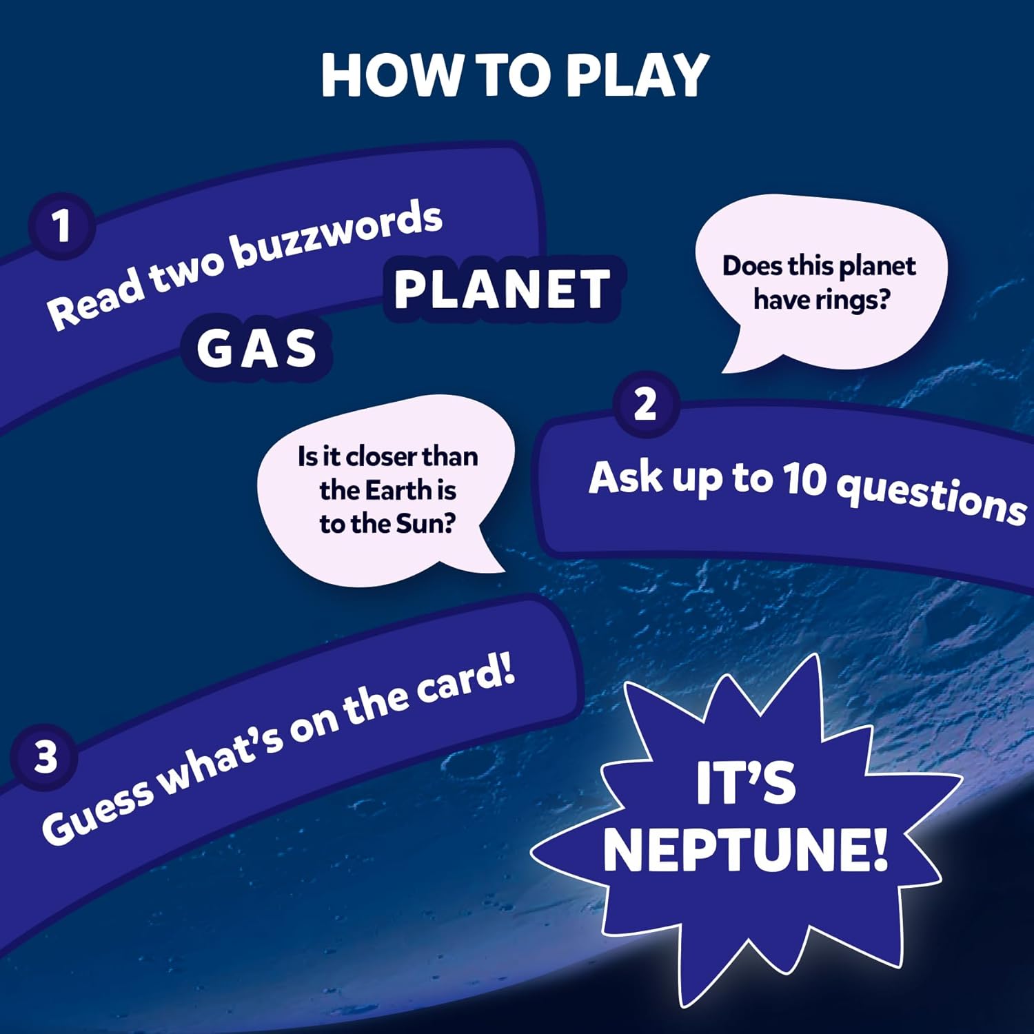 Thumbnail 2 de Skillmatics Guess in 10 NASA Space (Guessing Game) for ages 8+ — 50 cards, clue cards and travel play