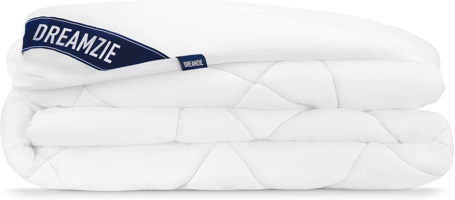 Detalle de Dreamzie Couette Été 140x200 en Microfibre — légère, hypoallergénique et certifiée Oeko-Tex