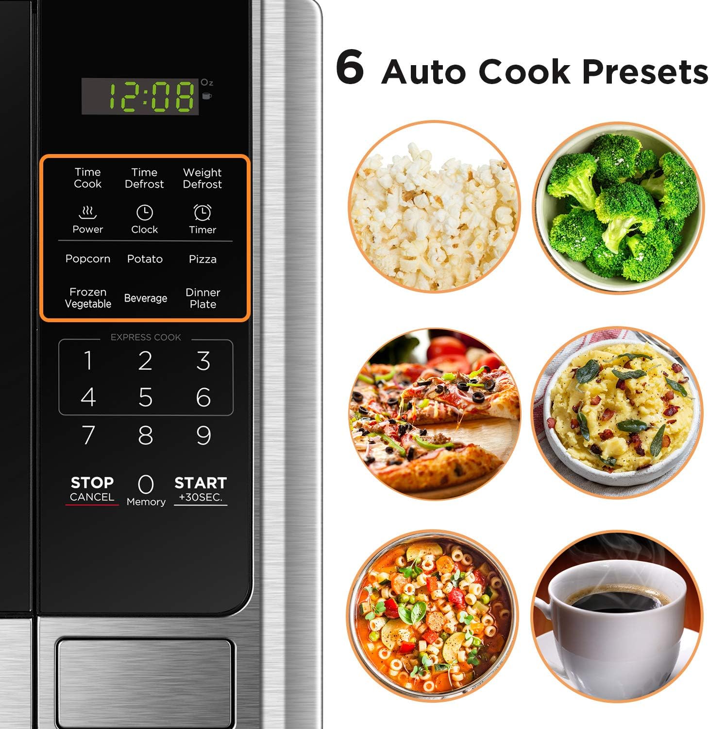 Thumbnail 1 de BLACK+DECKER 0.9 Cu Ft Digital Microwave