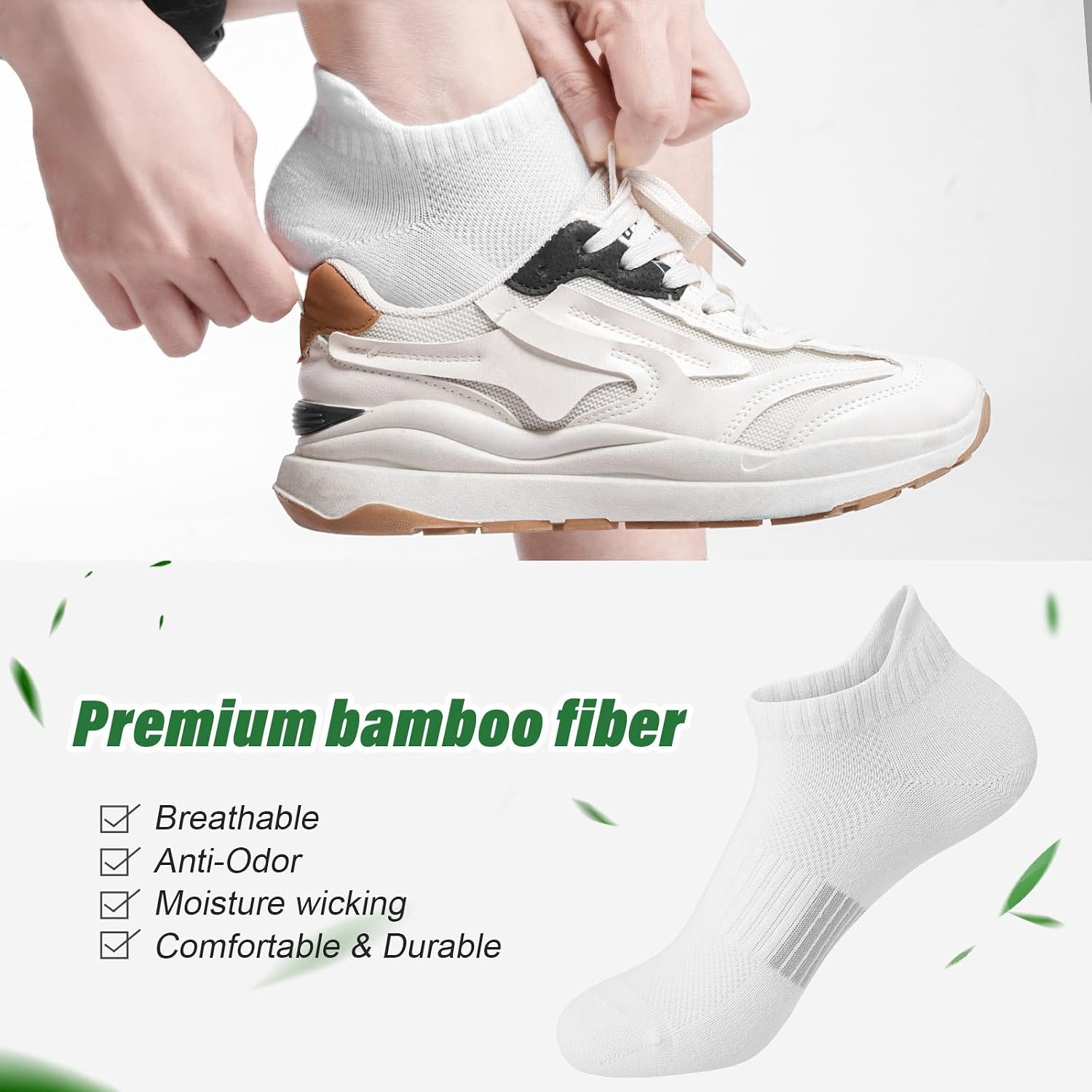 Thumbnail 5 de Blu Ninfee Bambus Sneaker Socken Damen 39–42