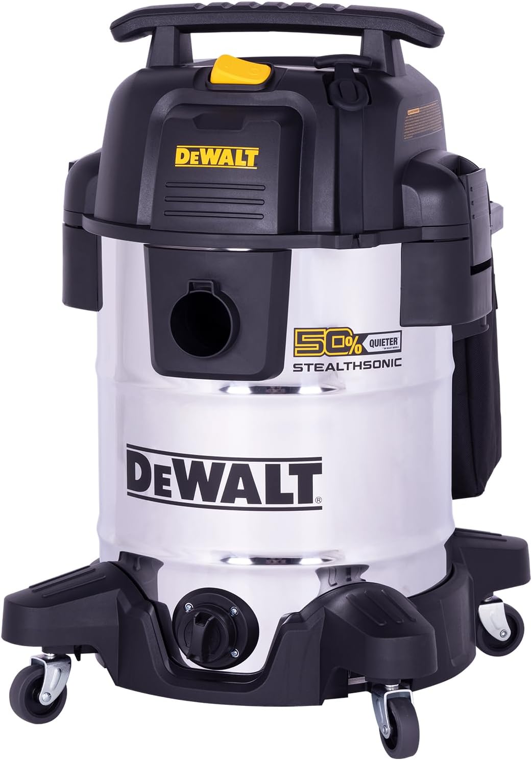 Detalle de DEWALT DXV10S-QT 10-Gallon Wet/Dry Shop Vacuum, 5 Peak HP, Quiet Tech