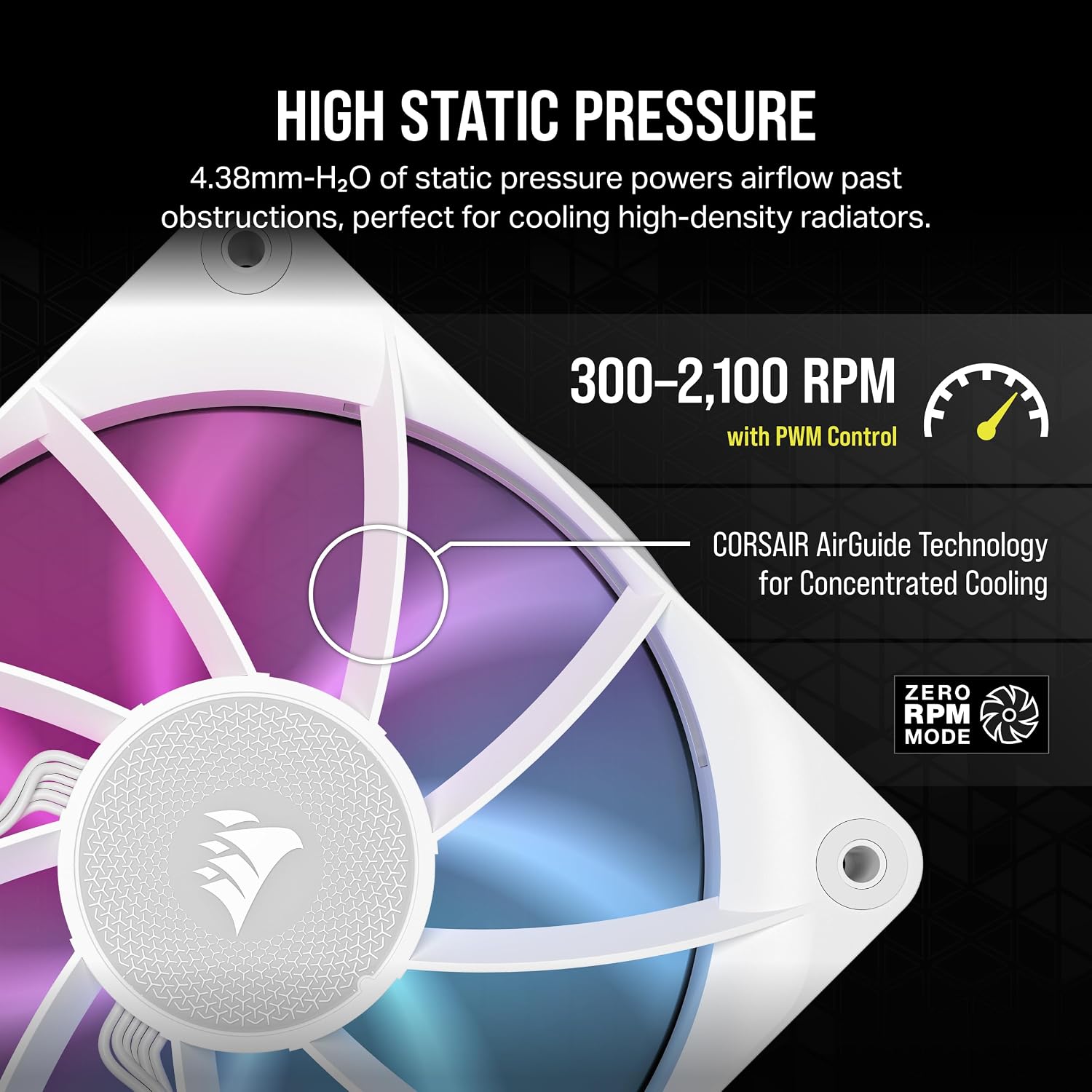 Thumbnail 5 de Corsair PWM cooling fans, RX120