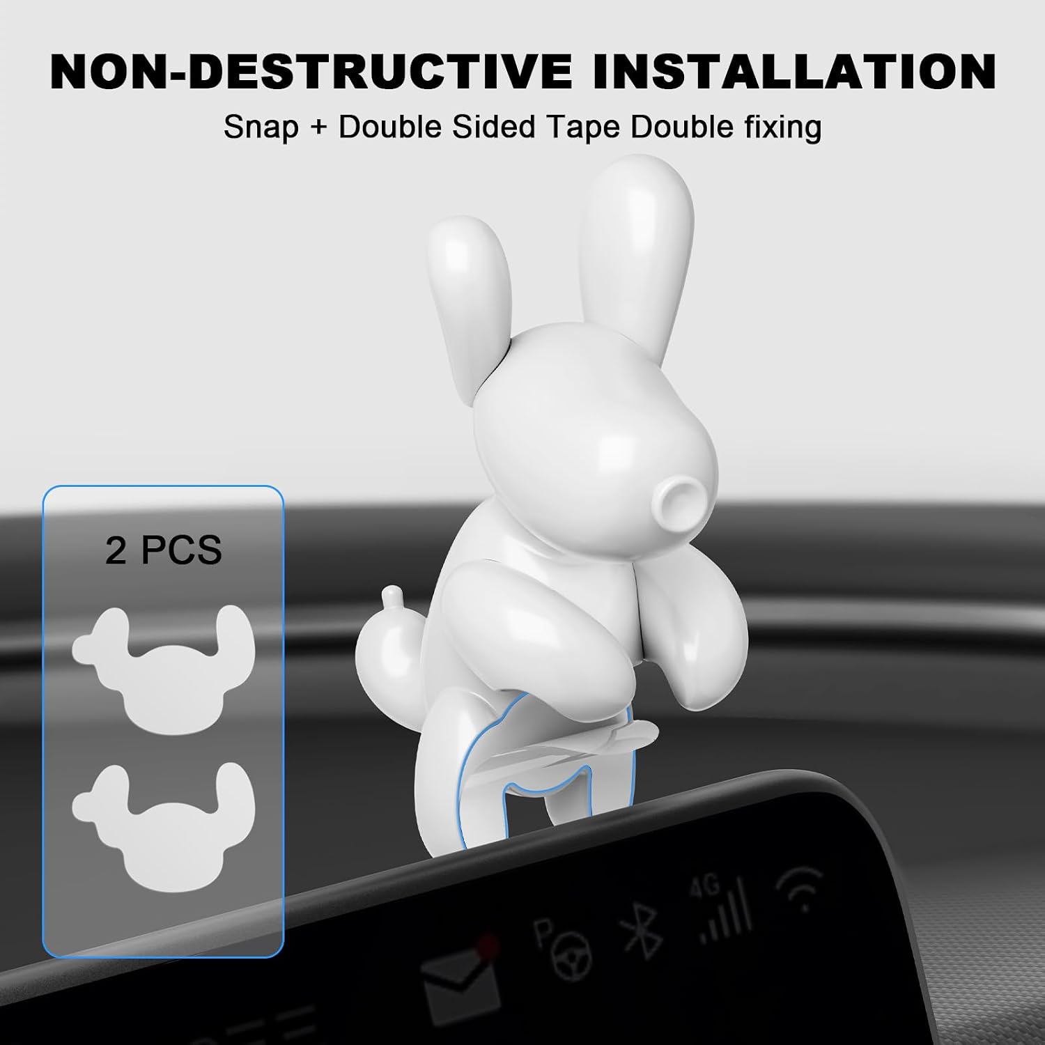 Detalle de KUNIST Model Y Dog Mode Mini Screen Ornament