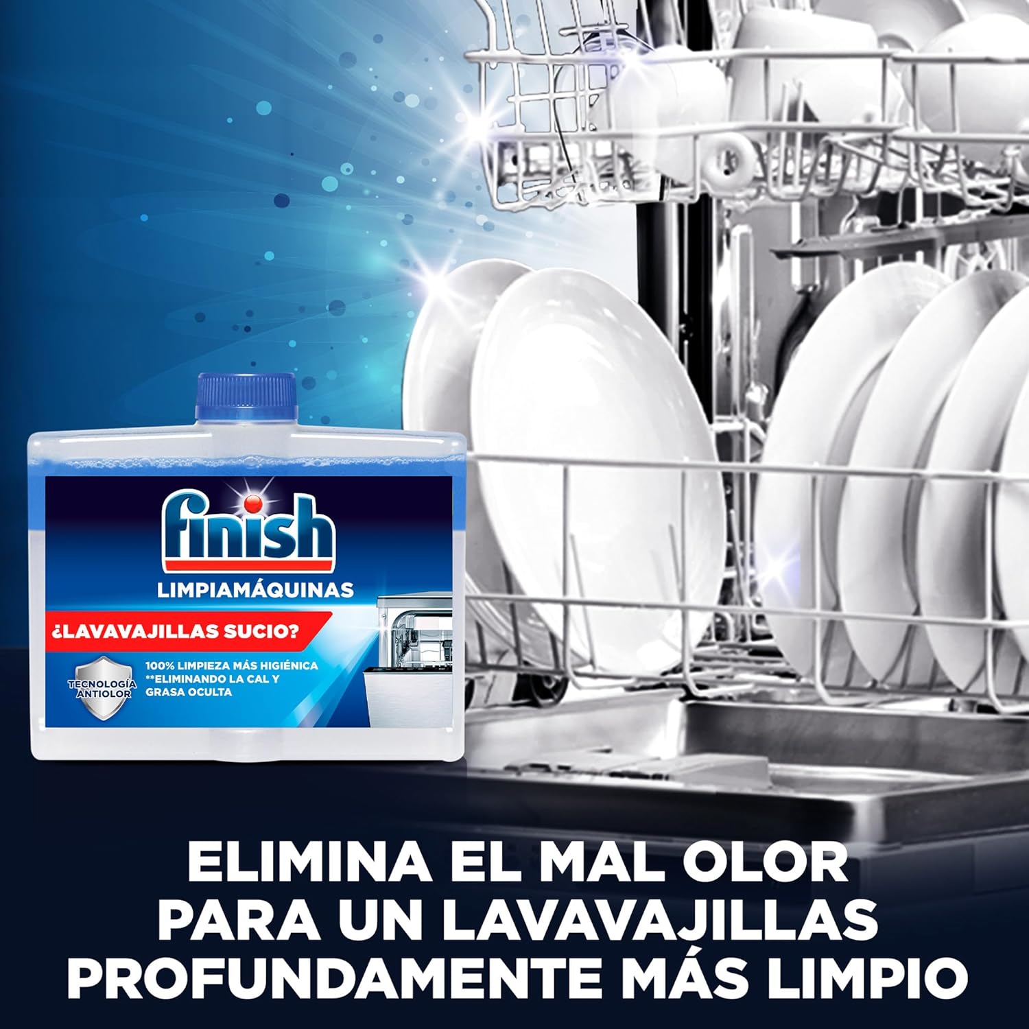 Thumbnail 4 de Finish Limpiamáquinas 4 x 250 ml — elimina cal y grasa
