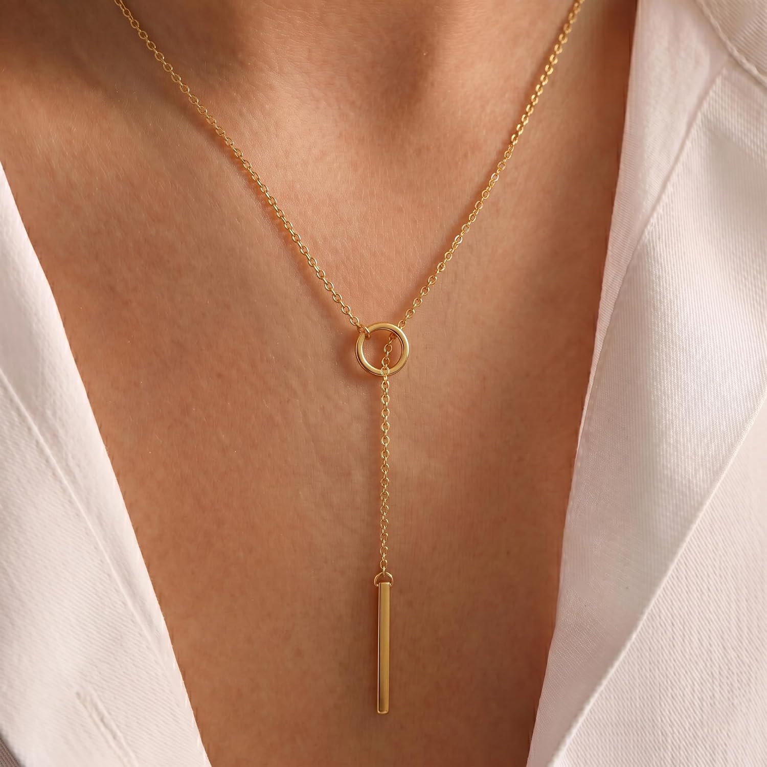 Thumbnail 3 de Tewiky Layered Necklace 14K Gold Plated