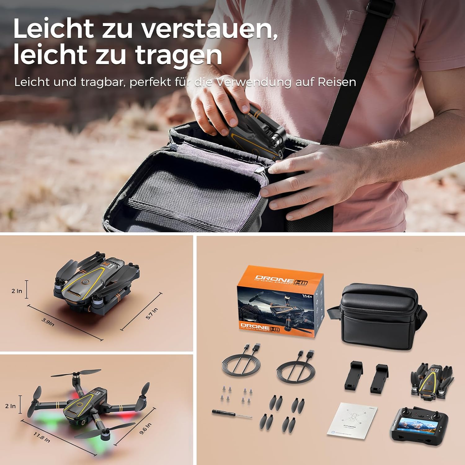 Thumbnail 6 de Drone C0 4K GPS-Drohne mit Bildschirmfernsteuerung