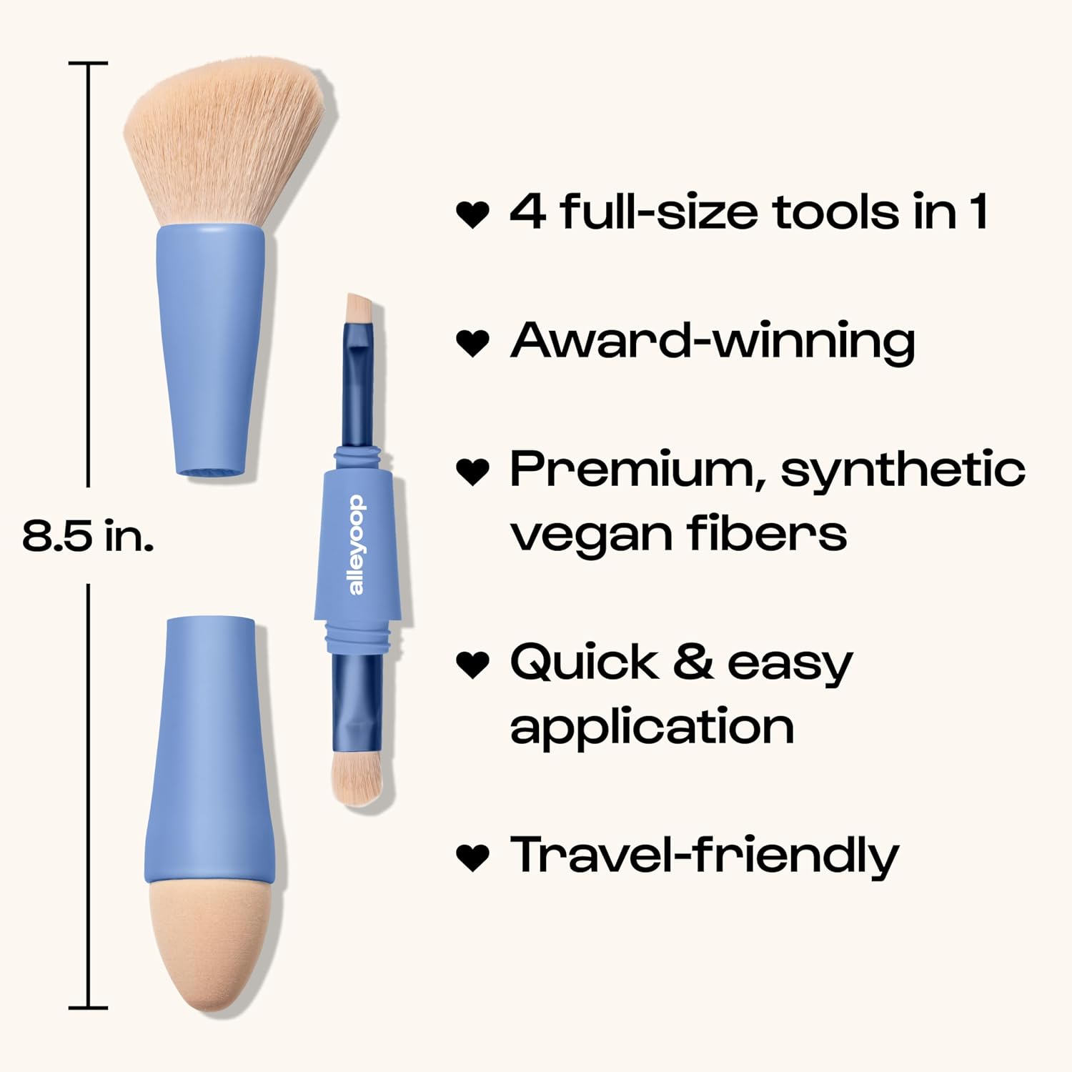 Thumbnail 1 de Alleyoop 4-in-1 Makeup Brush Set