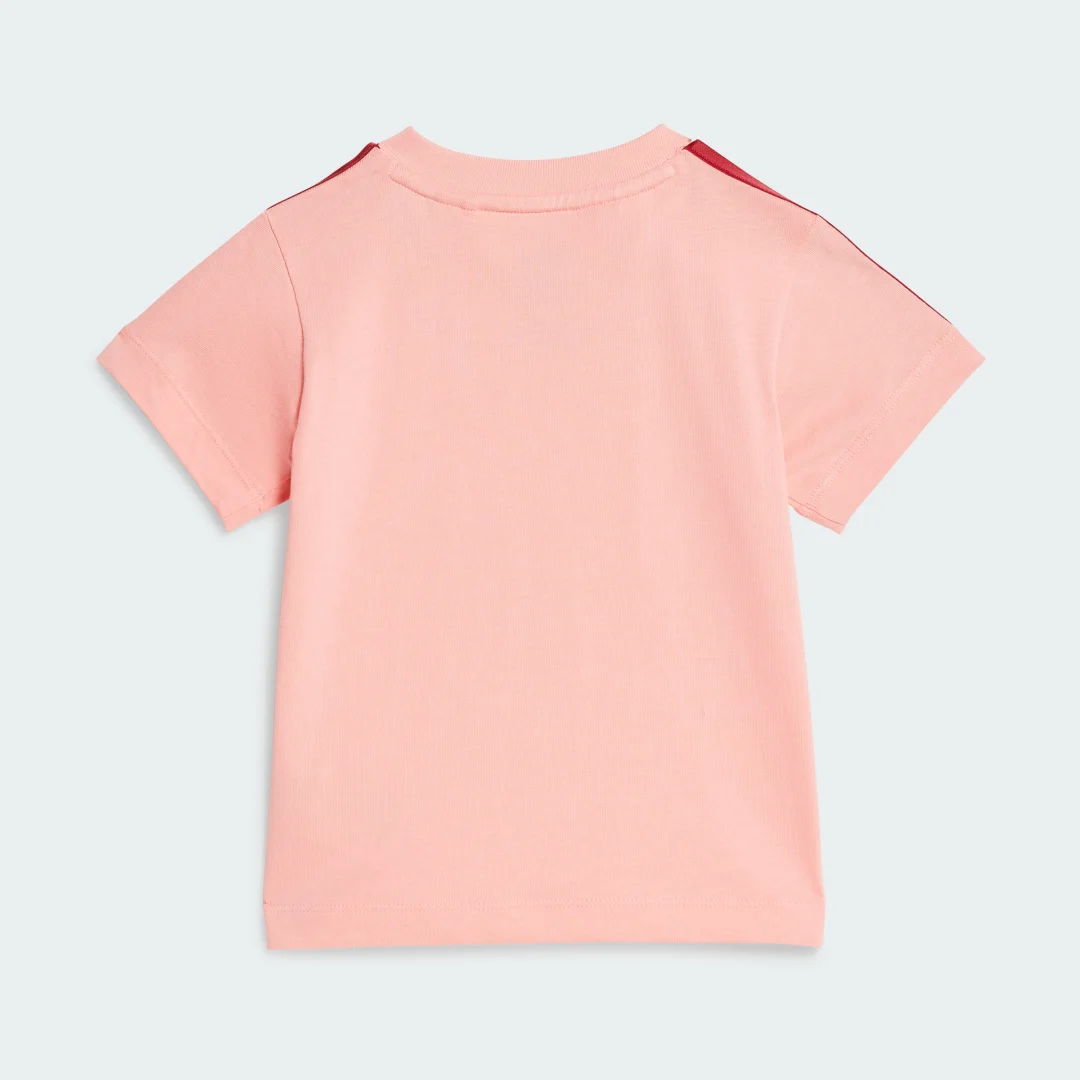 Detalle de Graphics Cycling Shorts Set Kids de Adidas: conjunto de ciclismo para niñas y niños en rosa