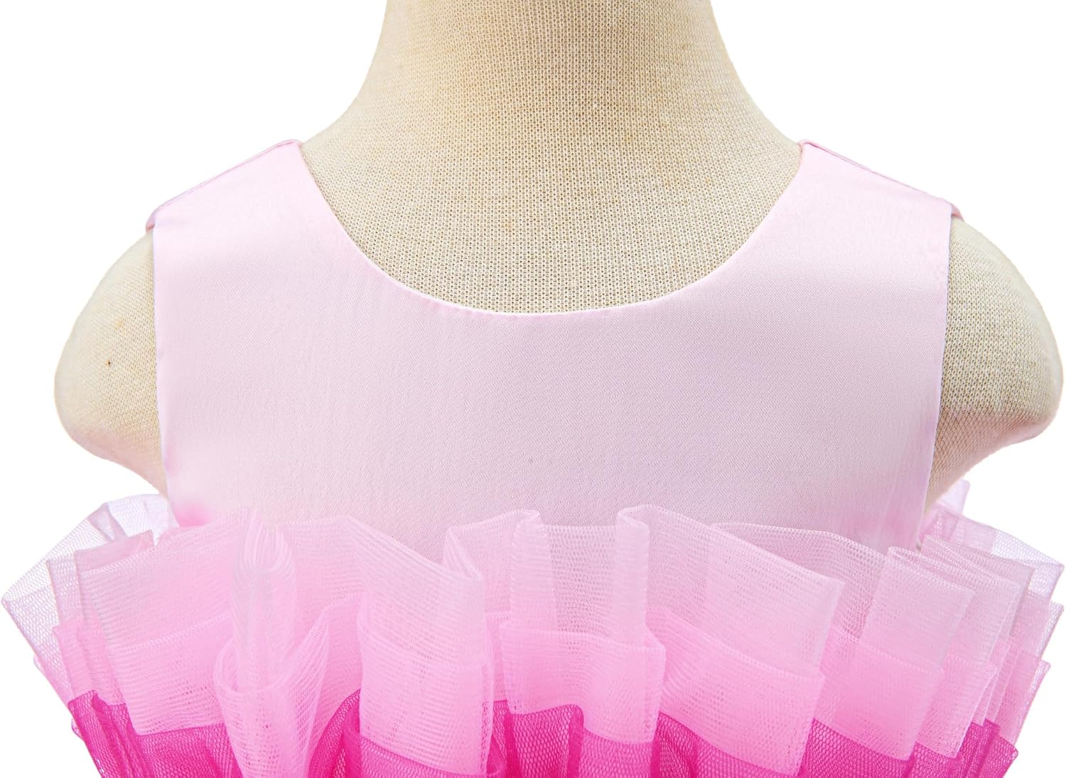 Detalle 2 de Bow Dream Flower Girl Dress Tulle