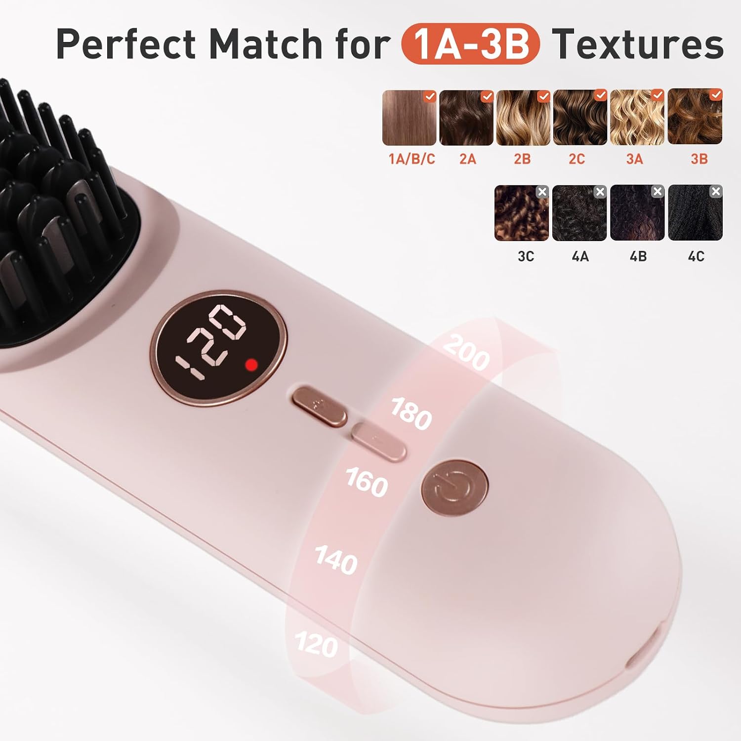 Thumbnail 4 de TANSHINE Cordless Hair Straightener Brush 6000mAh 💇♀