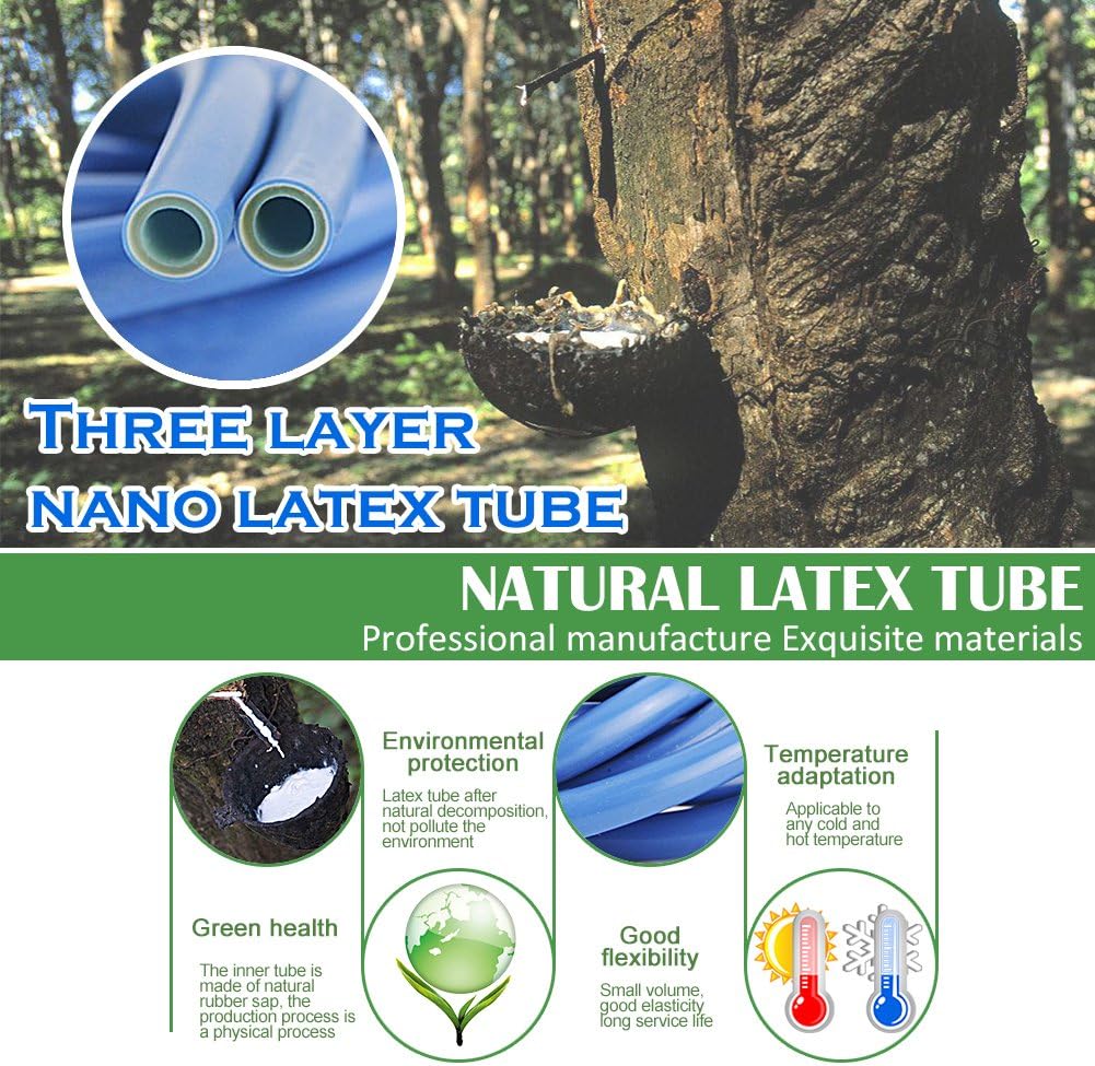 Thumbnail 5 de TheFitLife Expandable Garden Hose Pipe (75 FT) with Triple Core Latex & 8-Pattern Spray Nozzle