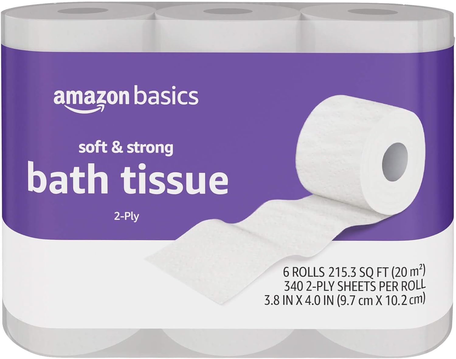 Toilet Paper 2-Ply 340 Sheets