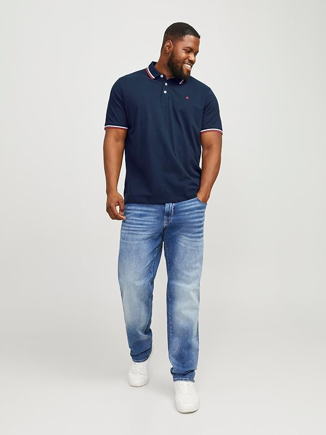 Detalle 2 de Jack & Jones Jjepaulos polo hombre 5XL navy blazer