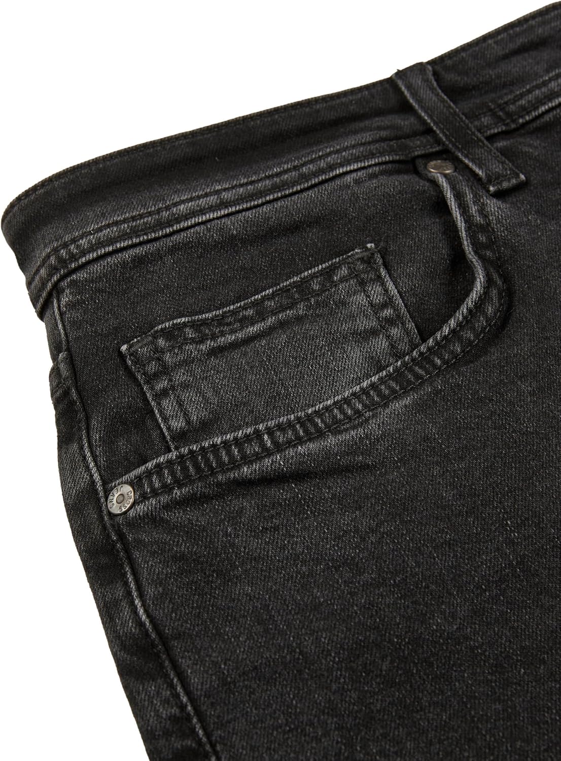 Detalle de Cross Jeans Herren Antonio Jeanshose im Stretch Comfort/Relaxed Fit (Denim Blau/Schwarz)