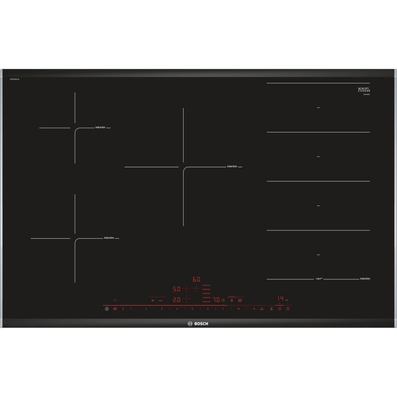 Thumbnail 3 de Bosch Serie 8 PXV875DC1E: Placa de inducción de 80 cm con 5 zonas y FlexInducción