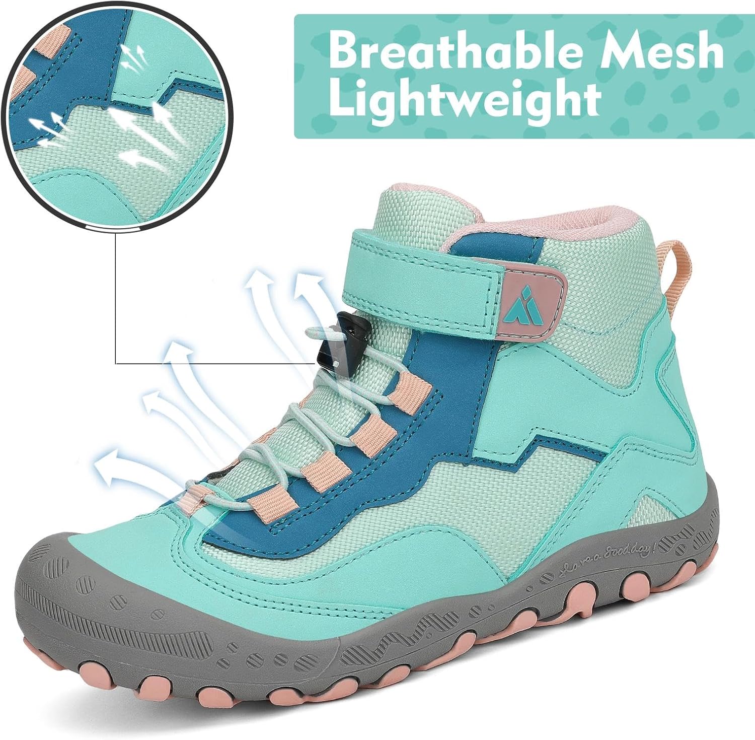 Thumbnail 1 de Mishansha Kinder Wanderschuhe rutschfest Leicht Trekking Wanderstiefel für Jungen Mädchen – Gr. 24–38