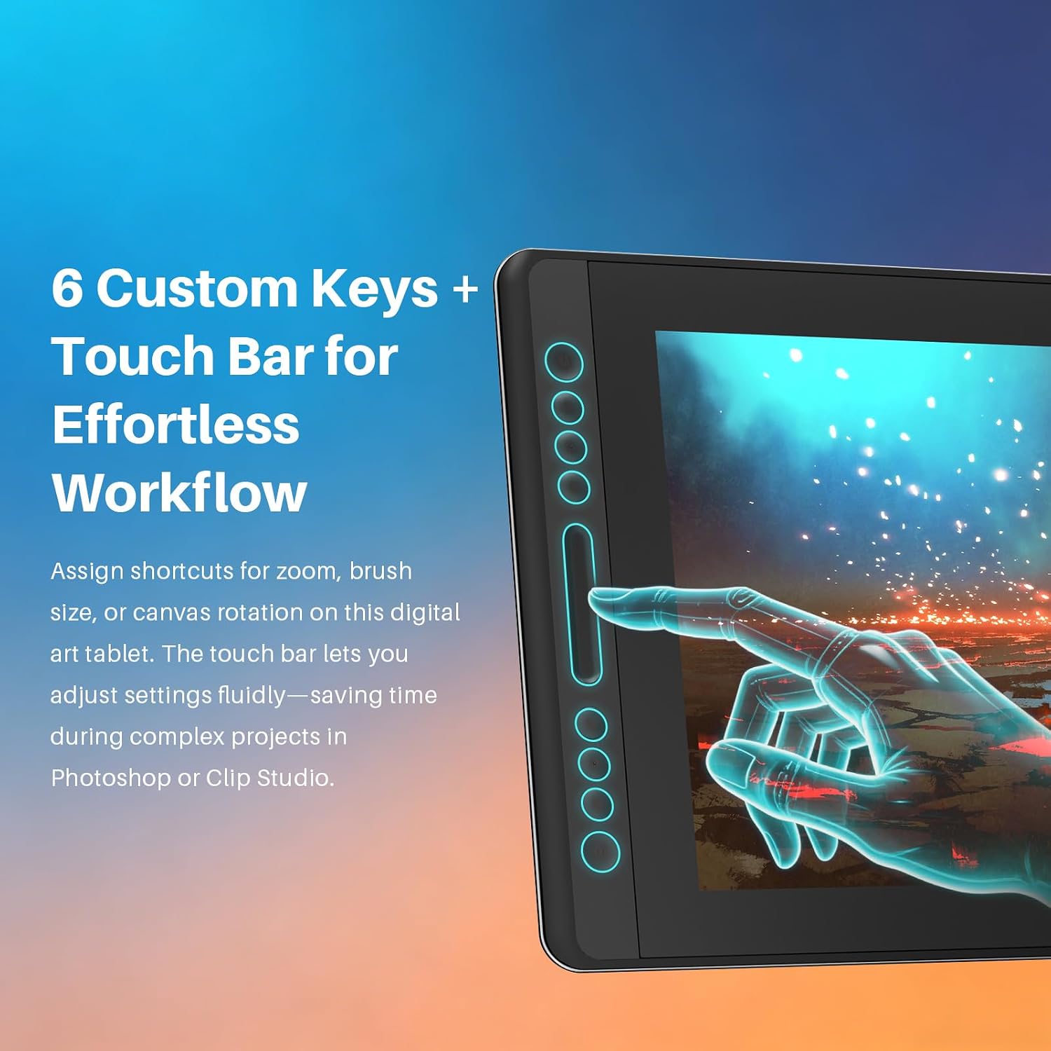 Detalle 2 de HUION KAMVAS Pro 16 15.6-inch Pen Display