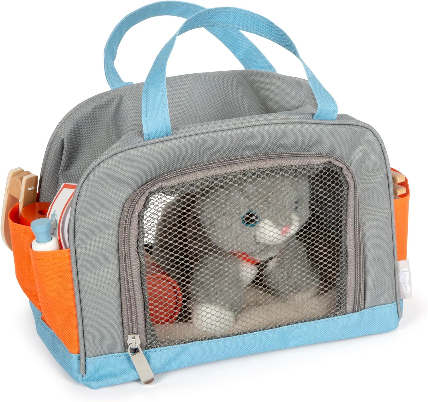 Thumbnail 2 de Small Foot Chat avec Sac et Set de Soin – Jouet Animal Domestique pour Enfants à partir de 2 Ans (réf. 12601)