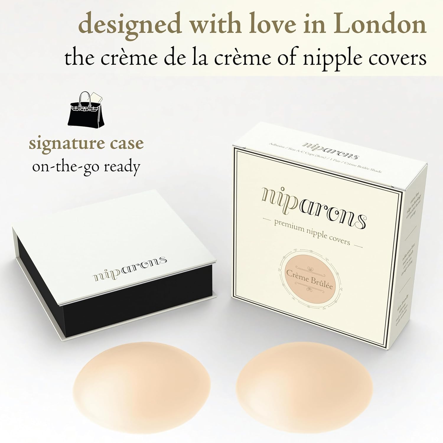 Detalle de Niparons Premium Nipple Covers – Invisible Adhesive Reusable Silicone Nipple Covers