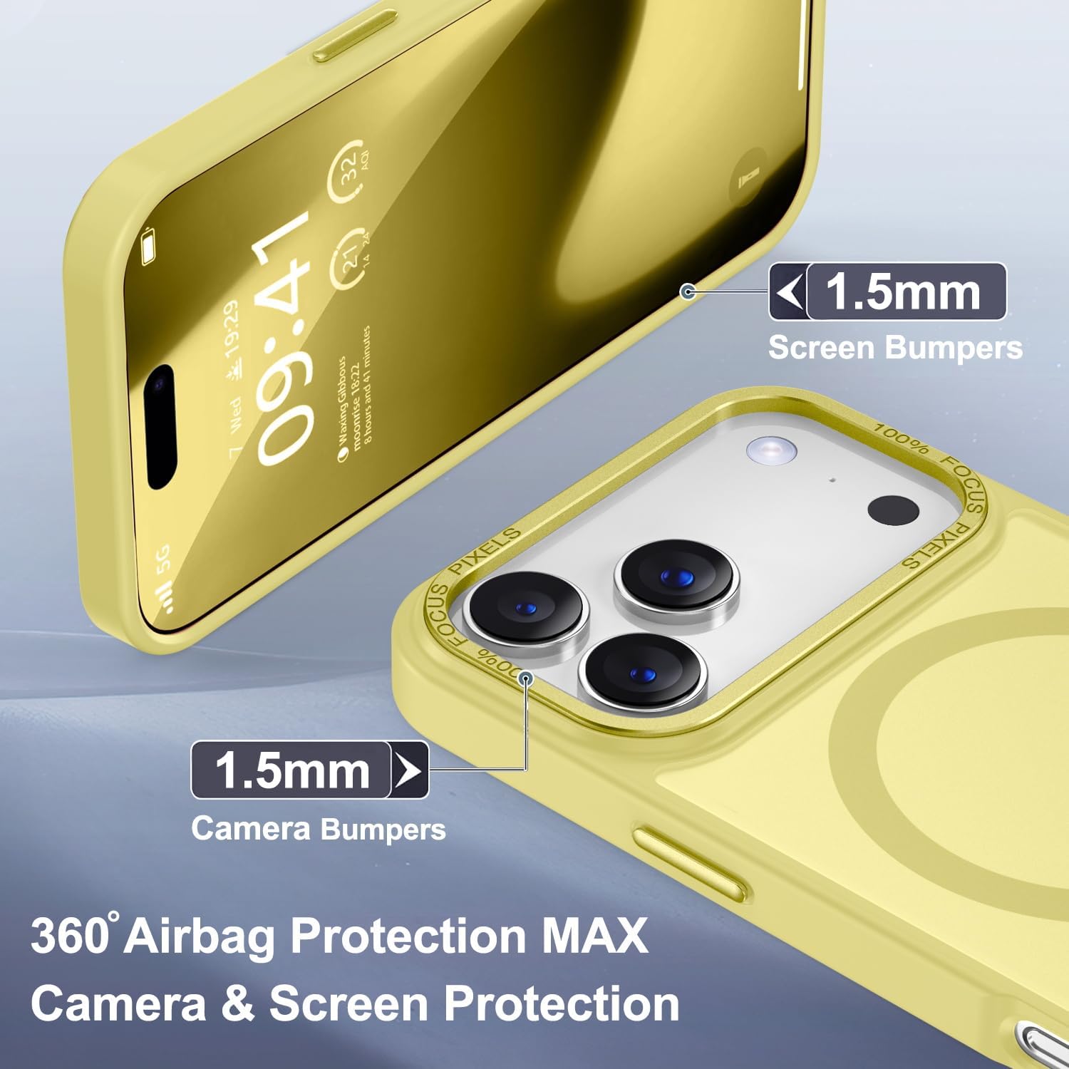 Thumbnail 5 de Newfuture Magnetic Case for iPhone 17 Pro with Military-Grade Protection