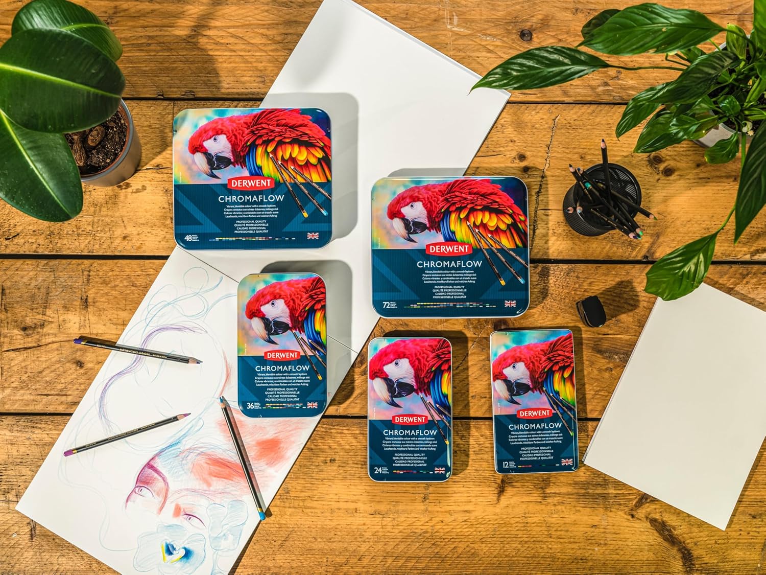 Thumbnail 8 de Derwent Chromaflow 2305857 Estuche 24 lápices 3.5mm 🎨