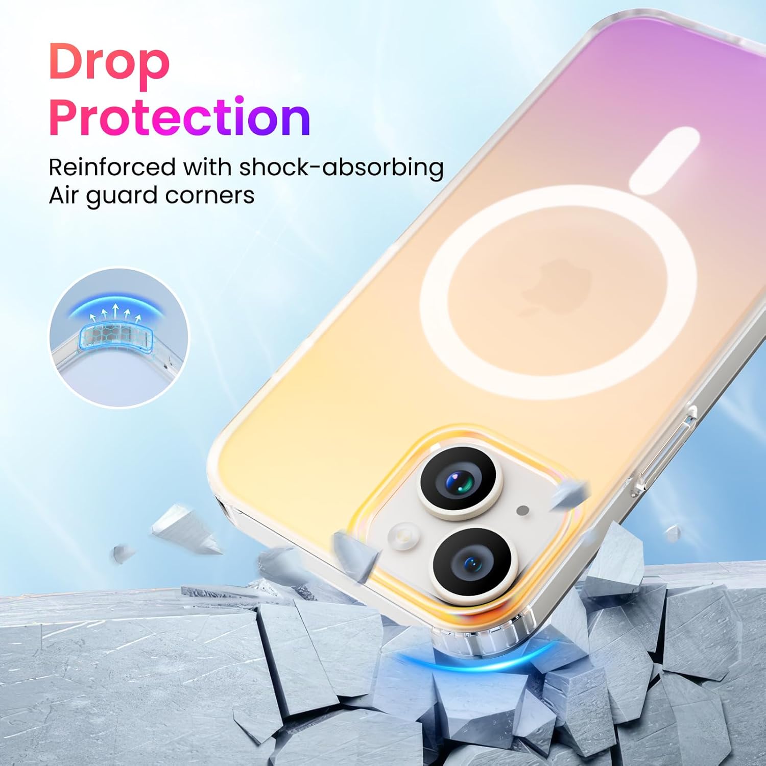 Thumbnail 5 de ORNARTO MagSafe iridescent iPhone 13/14 case 6.1"