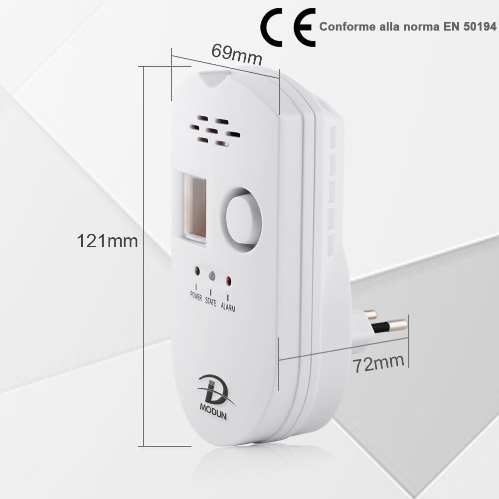 Thumbnail 3 de D MODUN rilevatore gas con allarme 85 dB