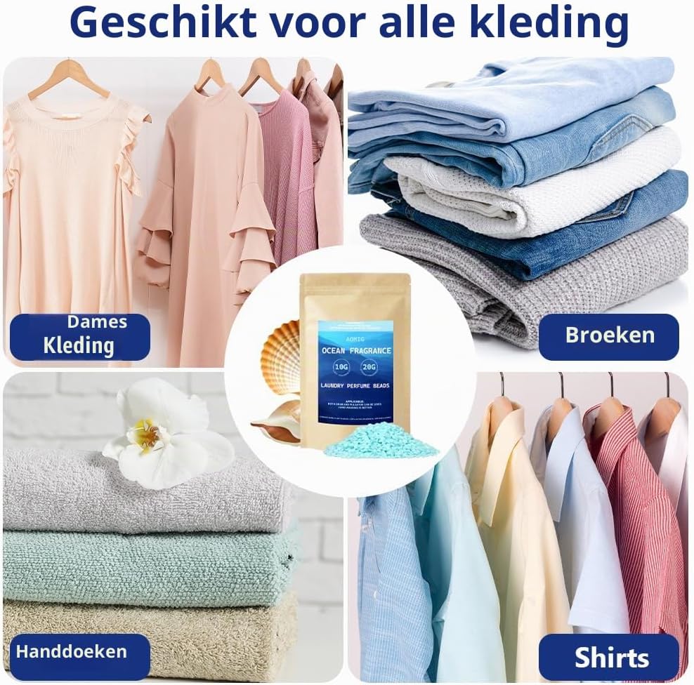 Thumbnail 6 de Aomig 4758321 geurwasparels 500 g, Blauwe Oceaan