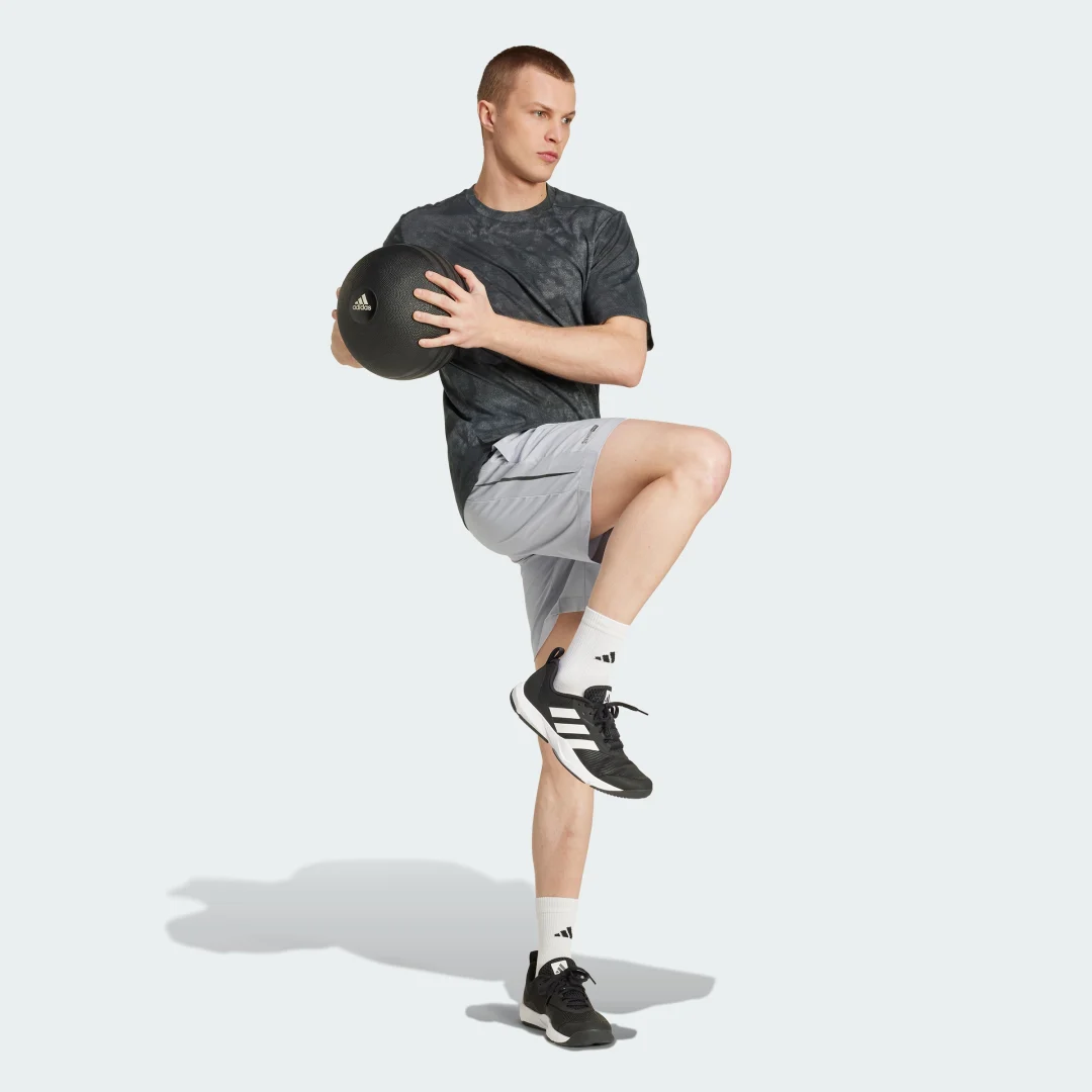 Thumbnail 2 de Adidas Pantalón corto Tech Apparel Gris