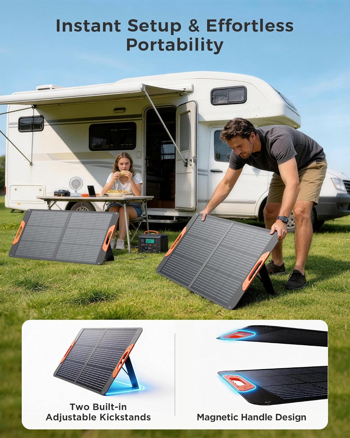 Thumbnail 4 de ZOUPW 100W Portable Solar Panel ⛺