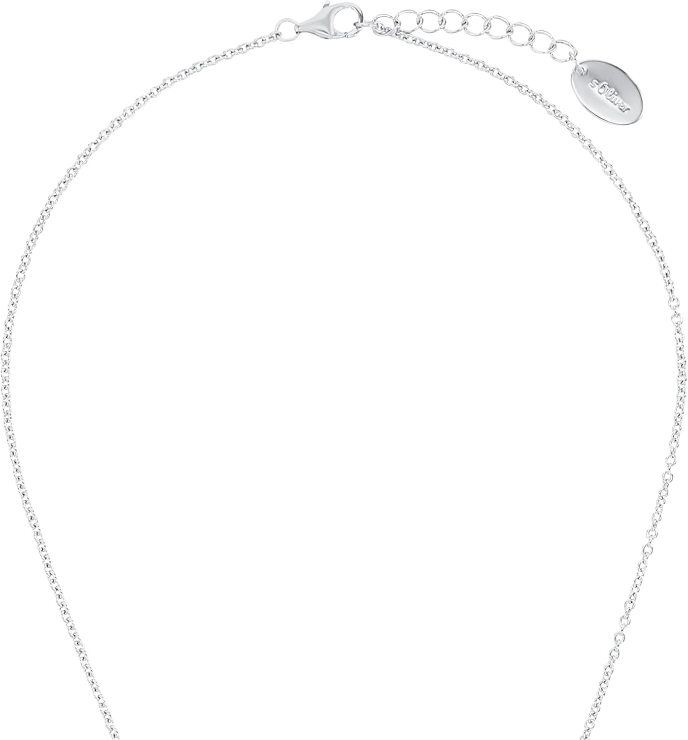 Detalle de s.Oliver Herz Kette 42+3 cm 925 Silber