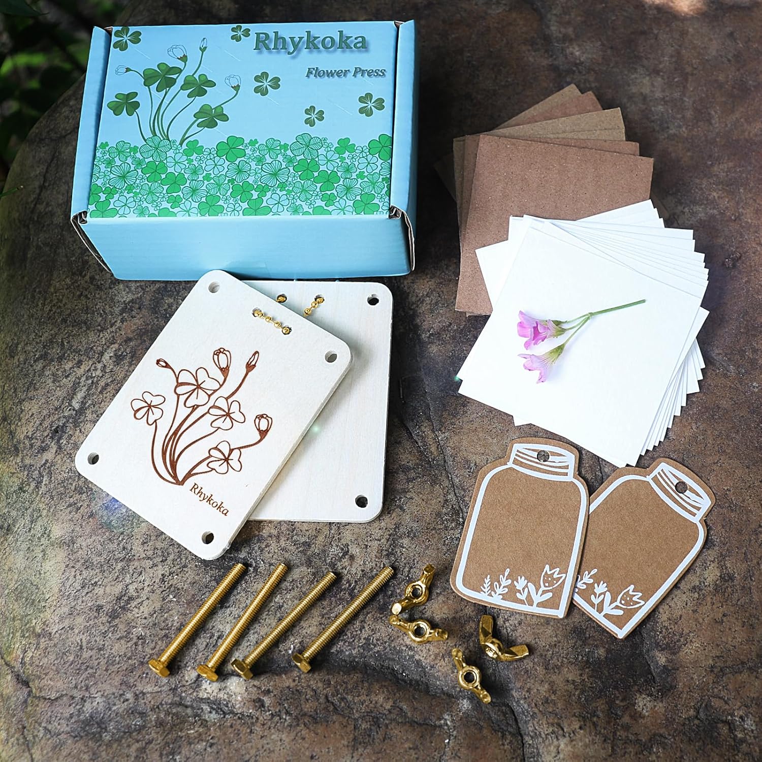 Thumbnail 1 de Rhykoka Pocket Flower Press 6-layer portable press