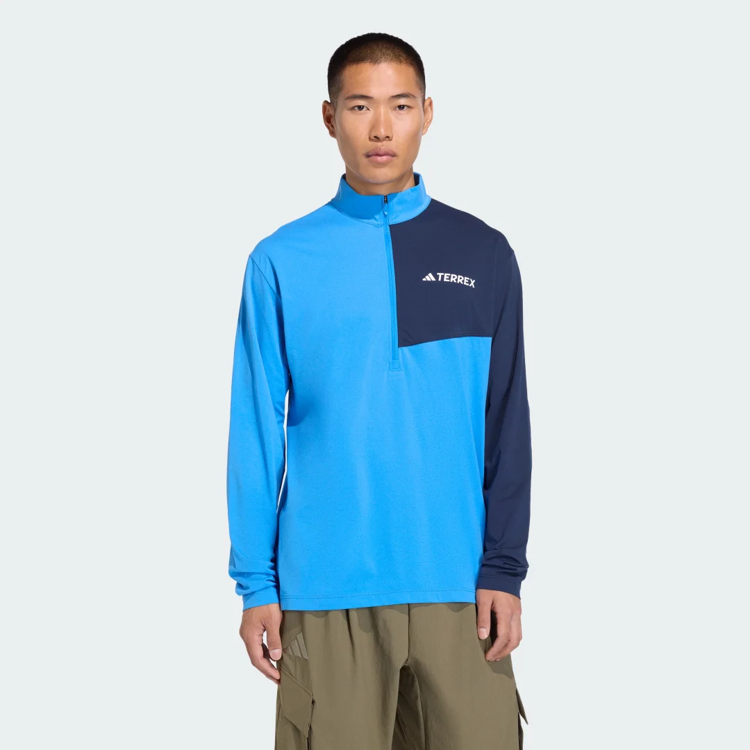 Detalle de Camiseta manga larga Terrex Multi Climacool 1/2 Zip de Adidas