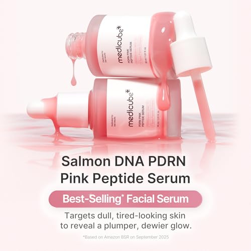 Detalle 2 de medicube PDRN Pink Peptid Serum mit Lachs-DNA 30ml – Wirkt elastisch und beruhigt die Haut