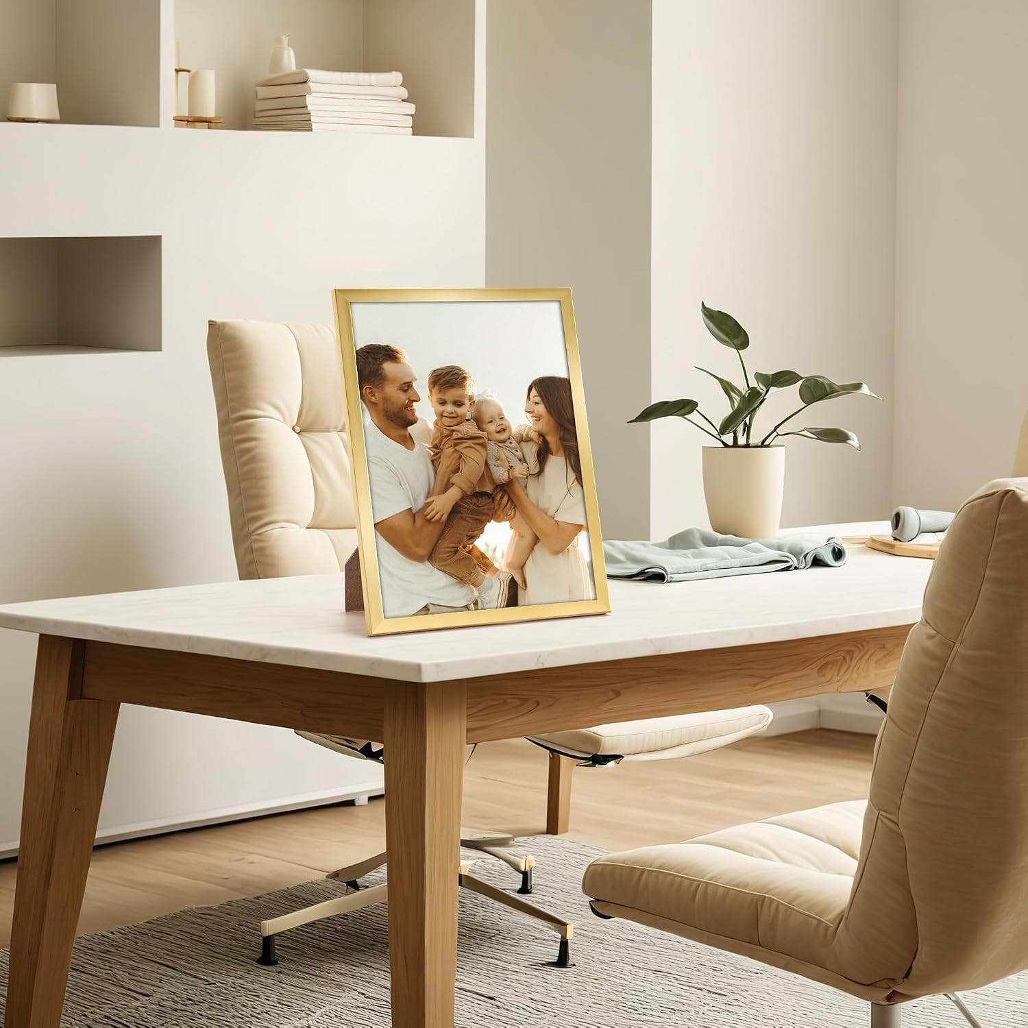 Detalle de Giftgarden Gold A4 Picture Frame review