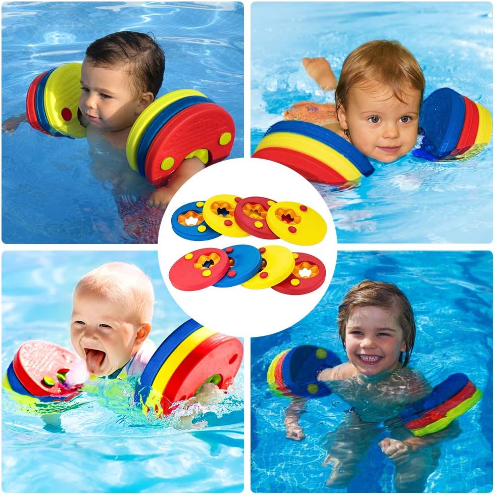 Detalle de SKYSPER Arm Bands Swimming Float Discs for Kids: Durable Foam Armbands for Learning to Swim