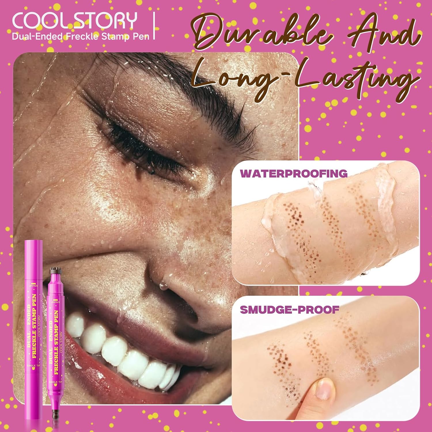 Thumbnail 5 de Beauty Glazed Dual-Ended Freckle Stamp Pen, Waterproof, 04 Deep Chocolate Brown