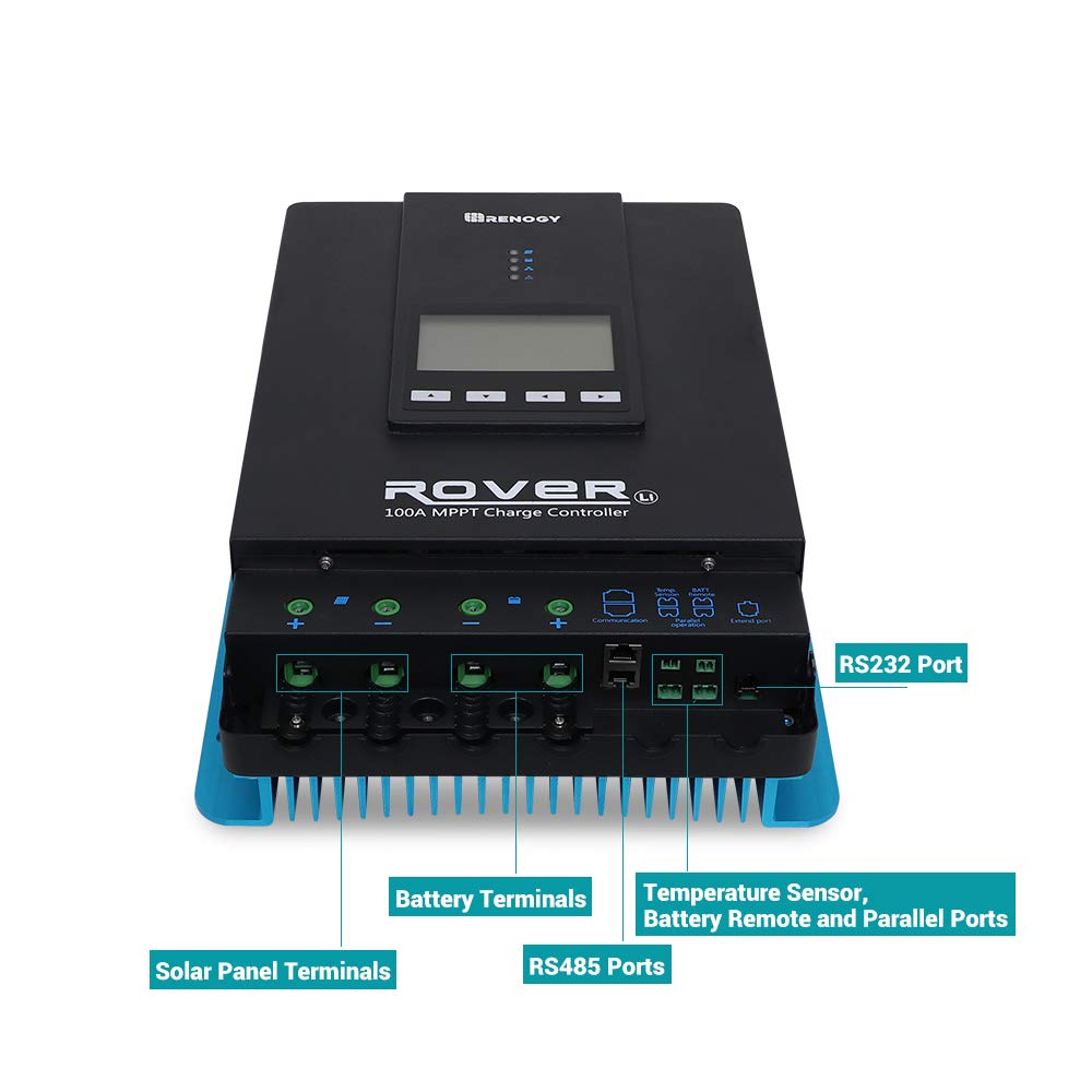 Detalle de Renogy 100A MPPT Solar Charge Controller