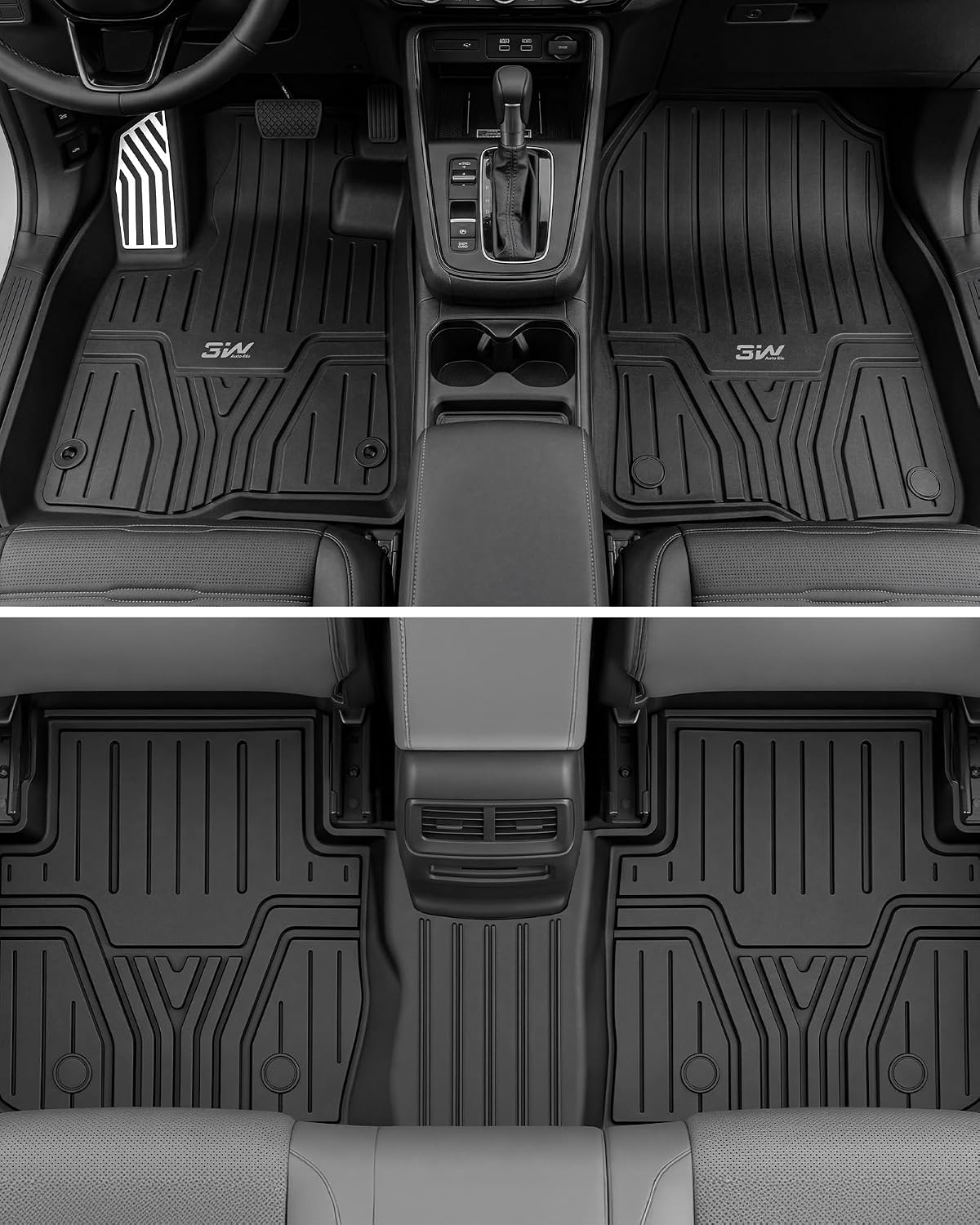 Thumbnail 3 de 3W Floor Mats & Cargo Liner for Honda CR-V (2023–2026, including Hybrid) – All‑Weather, Heavy‑Duty, Unscented