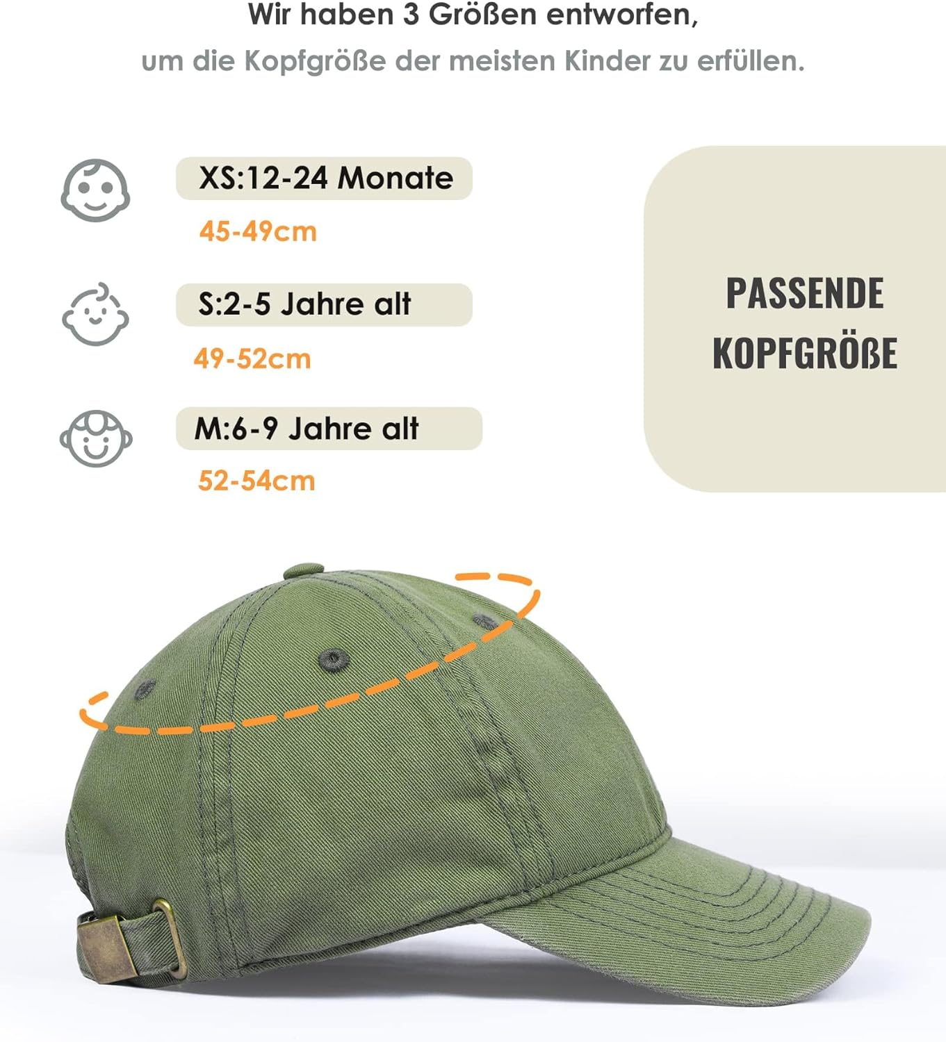 Thumbnail 2 de FURTALK Basecap für Kinder – Baumwolle, verstellbar, UV-Schutz