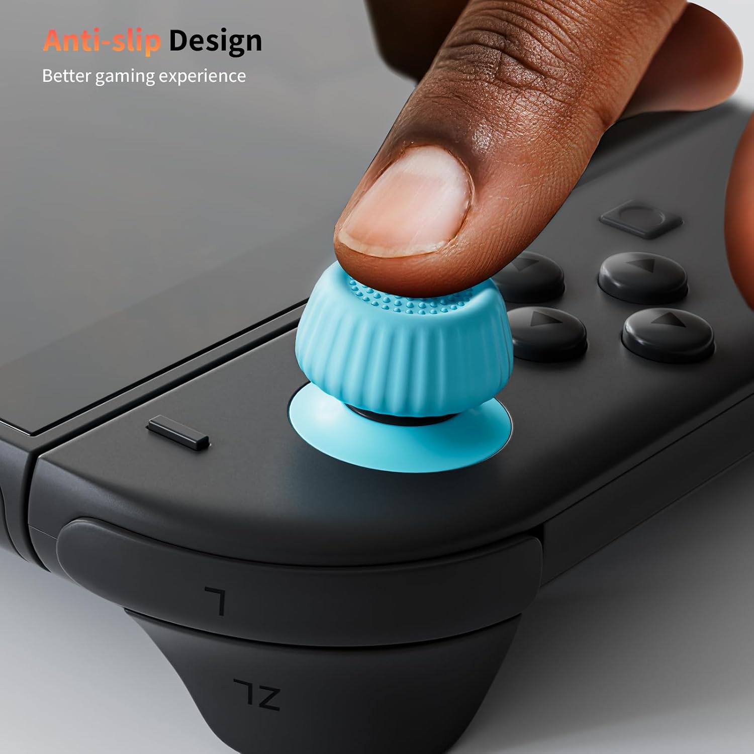 Detalle de Switch 2 Thumb Grip Set – Silikon-Joystick-Abdeckungen für Nintendo Switch 2 (2025) und Pro Controller