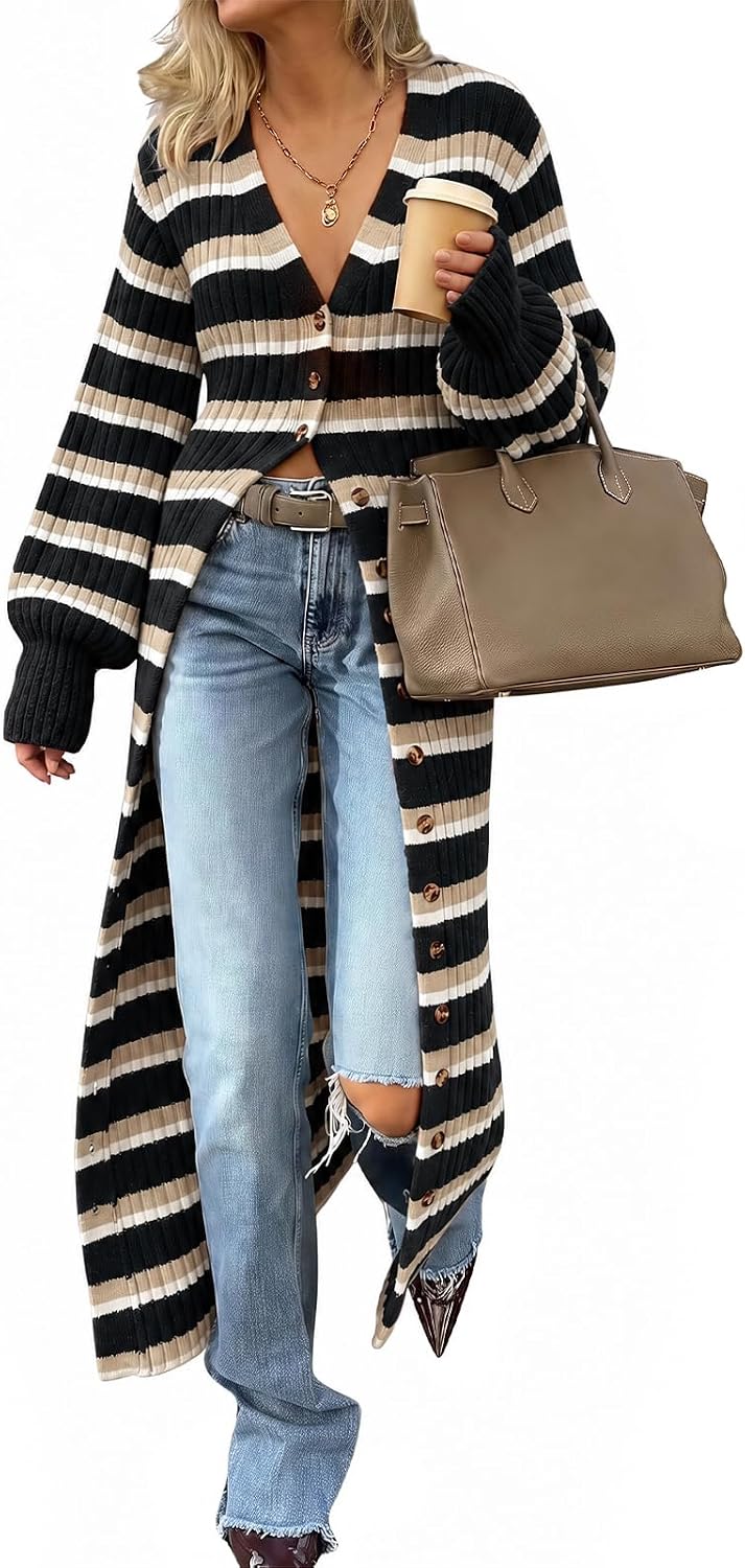 Thumbnail 6 de Saodimallsu Long V Neck Cardigan