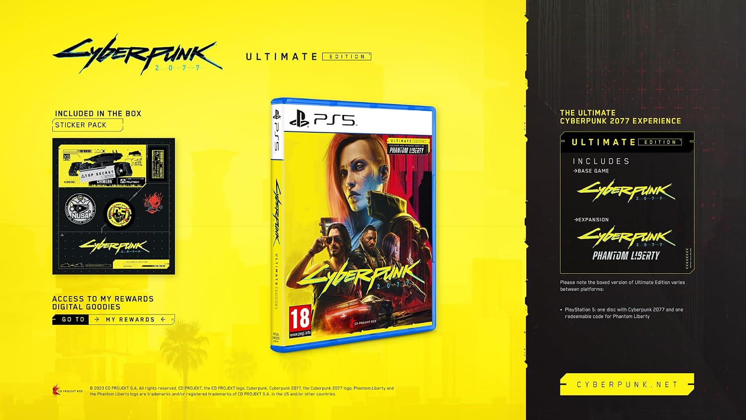Thumbnail 1 de Cyberpunk 2077: Ultimate Edition (PS5) by Bandai Namco