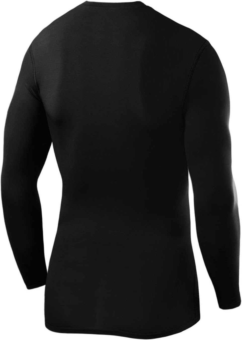 Detalle de PowerLayer Maglia da Uomo a Manica Lunga Girocollo a Compressione – Strato tecnico a compressione leggera