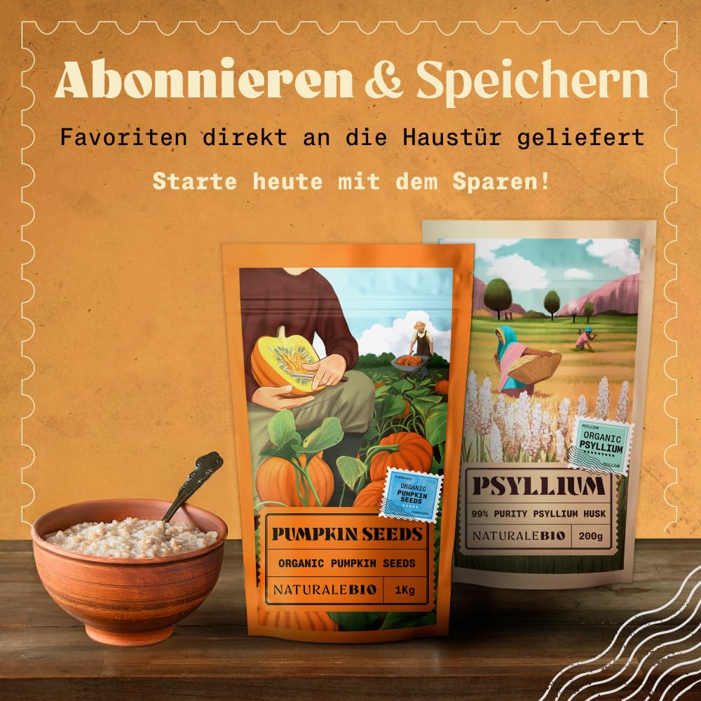 Thumbnail 6 de NaturaleBio Kürbiskerne Bio 1kg 🌱