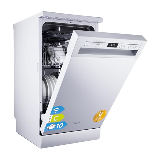Thumbnail 7 de Midea Spülmaschine 45 cm Freistehend & Unterbaufähig – 10 Maßgedecke, EEK C