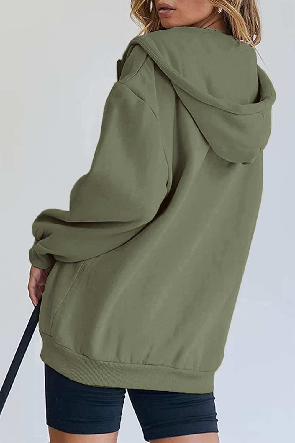 Thumbnail 4 de Timuspo Hoodie Damen Sweatjacke 2026 – Kapuze, Reißverschluss und Oversize
