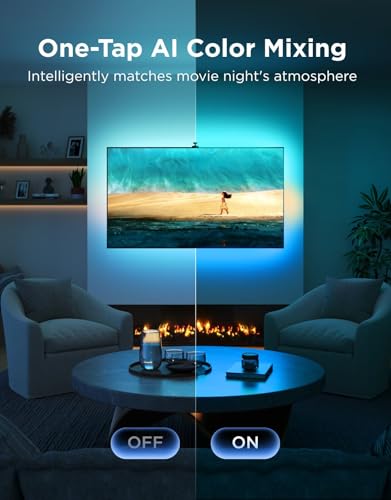 Detalle de Govee TV LED Backlight 3 (11.8ft) for 55–65 inch TVs