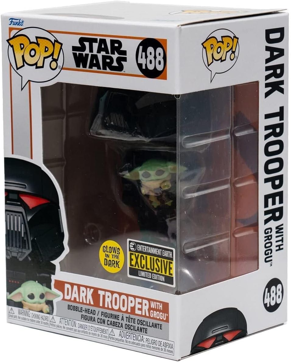 Thumbnail 6 de Funko POP! スター・ウォーズ:マンダロリアン ダーク・トルーパー&グローグ #488 暗闇で光る限定フィギュア
