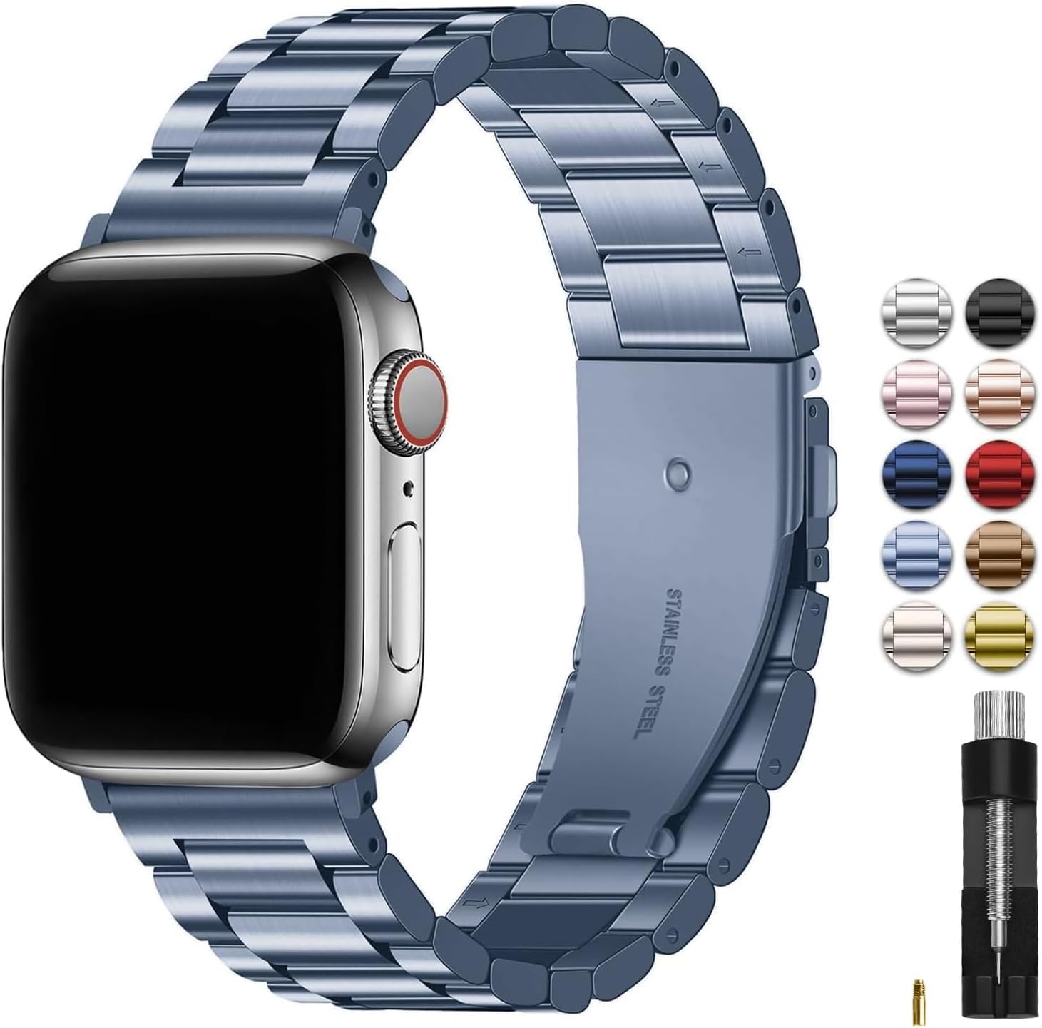 Thumbnail 6 de Fullmosa Compatible Apple Watch Strap 46mm